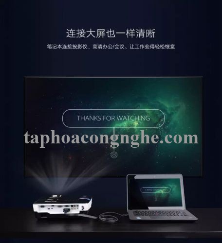 Ugreen 11667 3M màu Đen Cáp tín hiệu 2 đầu VGA cáp dẹt VG105 30011667